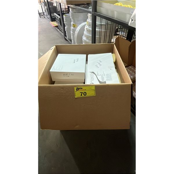 LARGE BOX OF ASSORTED EDIBLE CAKE DECORATIONS