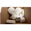 Image 3 : SHELF LOT OF ASSORTED FOAM CAKE FORMS