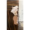 Image 2 : HEAVY 85"L X 39"W TABLE TOP WITH LEAF & LEGS: *DAMAGE TO TOP RIGHT OF TABLE TOP*