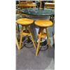 Image 2 : (4) ASSORTED BAR HEIGHT STOOLS
