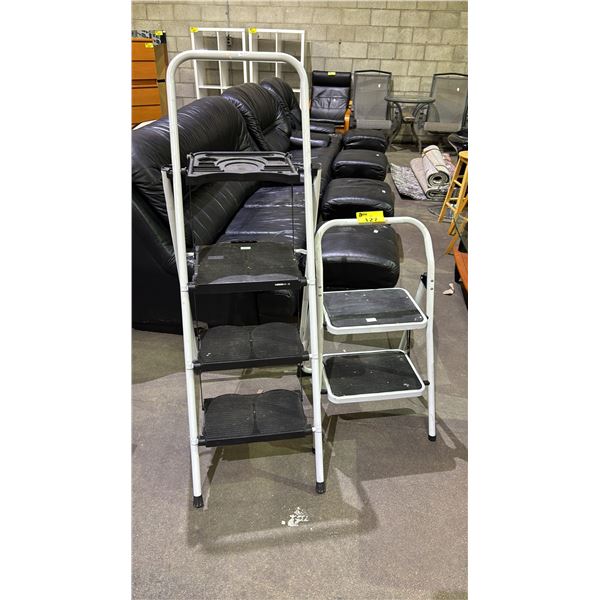 UBERHAUS 5' STEP LADDER & 3' STEP LADDER