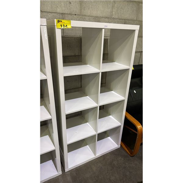 8-BAY CUBBY CABINET 30" X 15.5" X 38"