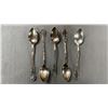 Image 1 : (5) VINTAGE .925 SILVER DEMITASSE/ESPRESSO SPOONS