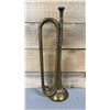 Image 1 : VINTAGE BRASS BUGLE: CLASSIC MILITARY STYLE