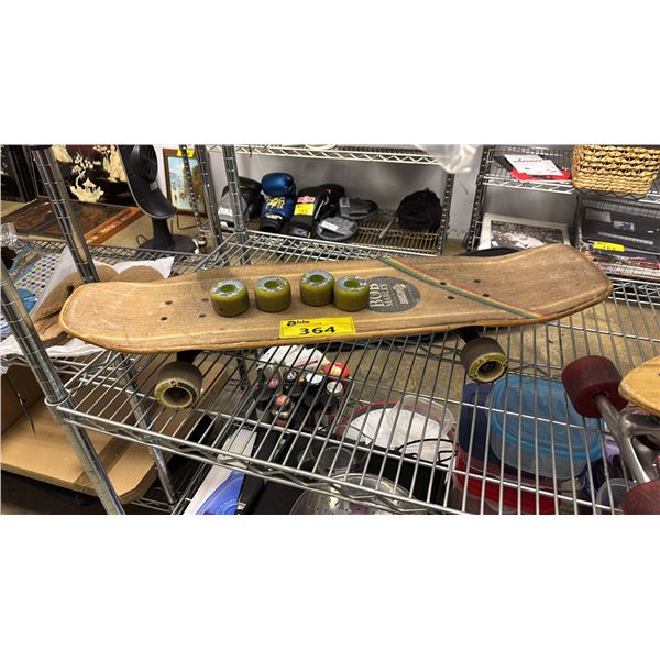 SECTOR 9 BOB MARLEY BAMBOO SKATEBOARD WITH (4) SPITFIRE SKATEBOARD WHEELS