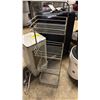 Image 4 : ASSORTED ITEMS INCLUDING; LUGGAGE WITH CONTENTS, COSTWAY AIR PURIFIER, RACK & RACKING PARTS
