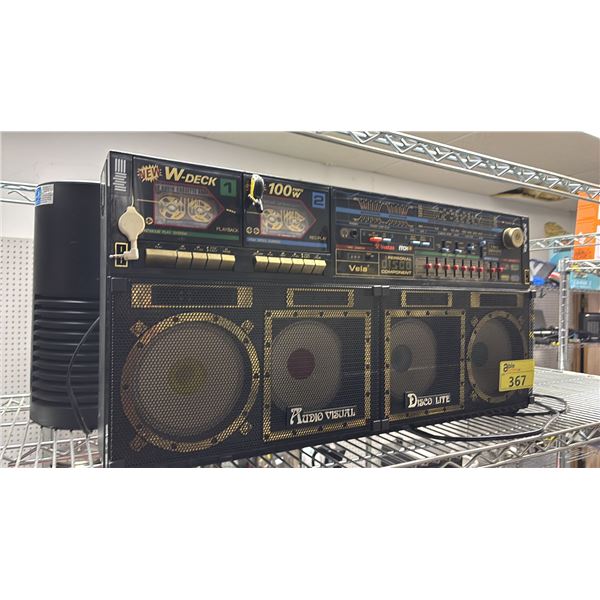 VELA PERSONAL DISCO COMPONENT BOOM-BOX