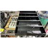 Image 3 : CRATE OF METAL RICE BOWLS W/LIDS, LASERLINE TRAY & MORE