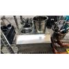 Image 2 : FLATWARE CADDY, STAINLESS STEEL CONTAINERS, ASSORTED FLATWARE, LADLES & MORE