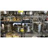 Image 1 : SHELF OF STAINLESS STEEL STEAMERS & SMALL BOWLS