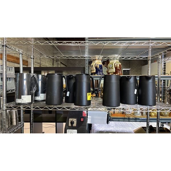 SHELF OF IKEA UNDERLATTA BLACK 1.2 LITER VACUUM FLASKS
