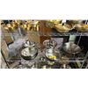 Image 1 : SHELF OF ASSORTED STAINLESS STEEL COOKWARE & MINIATURE FRY BASKETS
