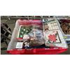 Image 3 : (2) TOTES OF ASSORTED CHRISTMAS DECORATIONS