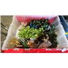 Image 2 : (2) TOTES OF ASSORTED CHRISTMAS LIGHTS & DECORATIONS