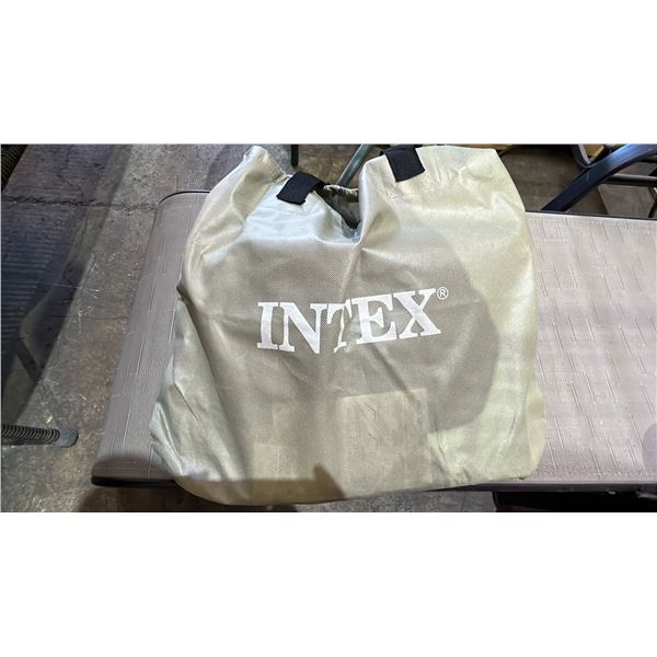 INTEX AIR MATTRESS IN BAG - SIZE UNKNOWN