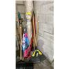 Image 2 : ASSORTED SHOVELS, MOPS AND RAKE