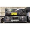 Image 1 : VINTAGE PIONEER LOGIC RECEIVER AND STEREO DOUBLE CASSETTE DECK