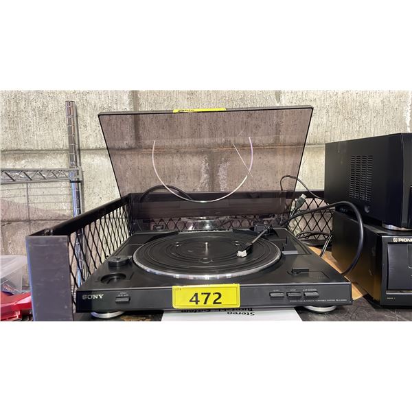 SONY STEREO AUTOMATIC TURNTABLE PS-LX250H