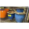 Image 3 : SHELF OF ASSORTED DECORATIVE PLANT POTS AND PLANTERS