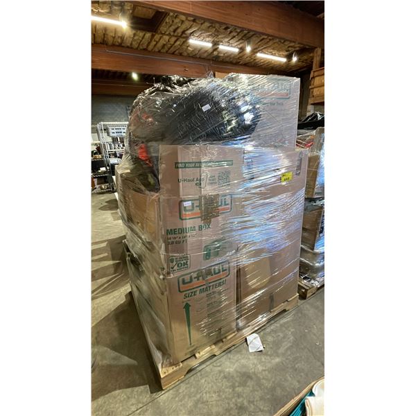 PALLET OF ASSORTED HOUSEHOLD ITEMS: CANDLES, SKINCARE, FURNITURE & MORE - *MUST TAKE ALL ON PALLET*