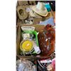 Image 2 : PALLET OF ASSORTED HOUSEHOLD GOODS: DISHWARE, CLOCK, ICE SKATES & MORE - *MUST TAKE ALL ON PALLET*