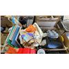 Image 4 : PALLET OF HOUSEHOLD GOODS INCLUDING: MUFFIN TINS, WRAPPING PAPER, QUILTING FABRIC & MORE -