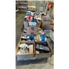 Image 2 : PALLET OF HOUSEHOLD ITEMS: CHINA, PLASTIC CUPS, KITCHEN UTENSILS & MORE - *MUST TAKE ALL ON PALLET*