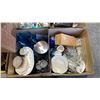 Image 3 : PALLET OF HOUSEHOLD ITEMS: CHINA, PLASTIC CUPS, KITCHEN UTENSILS & MORE - *MUST TAKE ALL ON PALLET*