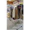 Image 2 : RACK OF ASSORTED CLOTHING (RACK NOT INCLUDED)