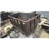Image 2 : 6' METAL DUMP HOPPER WITH FORK SLOTS 39.5"W