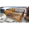 Image 2 : 6' STEEL MATERIAL HANDLING BASKET 5'W