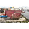 Image 2 : HEBING METAL TECHNIC 6' METAL CONCRETE/GRAVEL DUMP HOPPER WITH FORK SLOTS 53"W