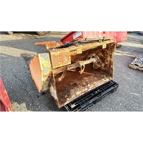 4' HYDRAULIC CONCRETE MIXER BUCKET FOR A BOBCAT