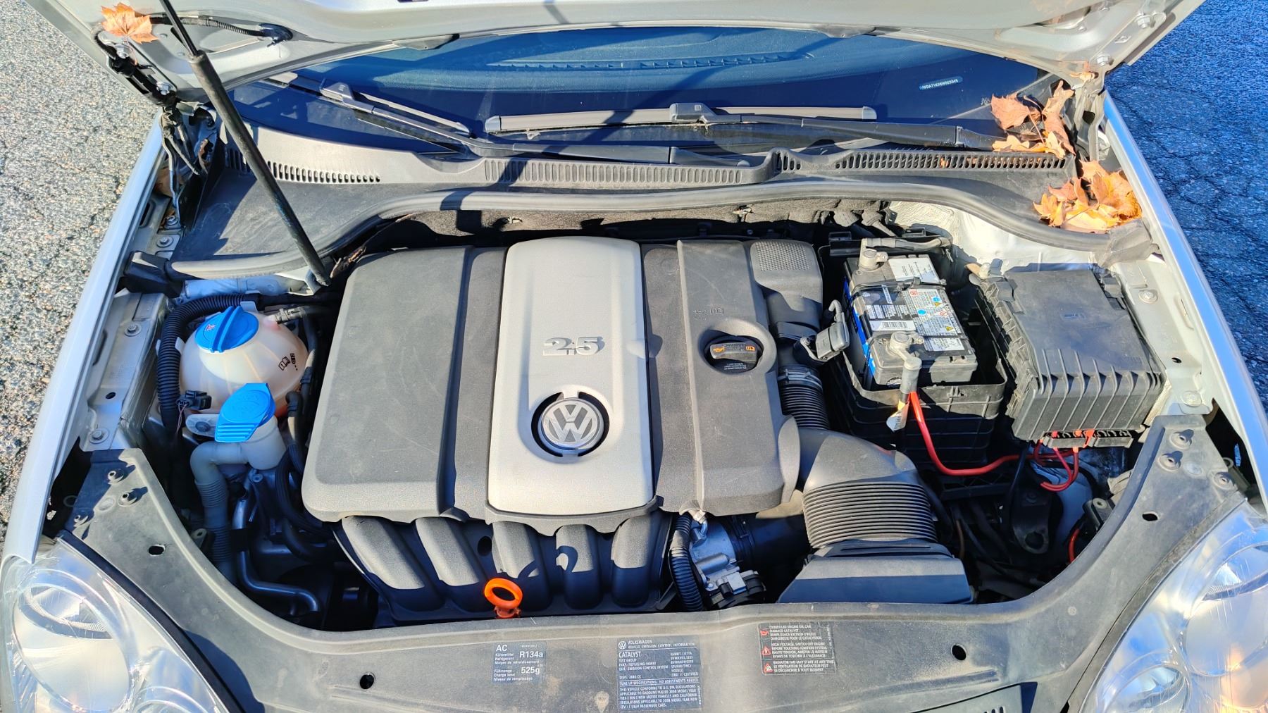 2008 Vw Rabbit Engine 2008 VOLKSWAGEN RABBIT 2.5, 4DR HATCHBACK, SILVER, VIN ...