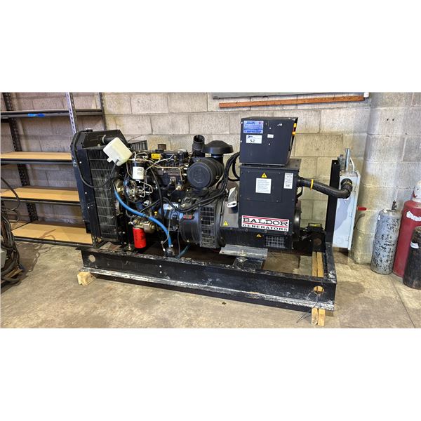 BALDOR DLC60 GENERATOR - 72 AMPS, 600 VOLTS, 60 HZ, 1800 RPM, 60 KW, 3-PHASE, APPROX 1950 LBS