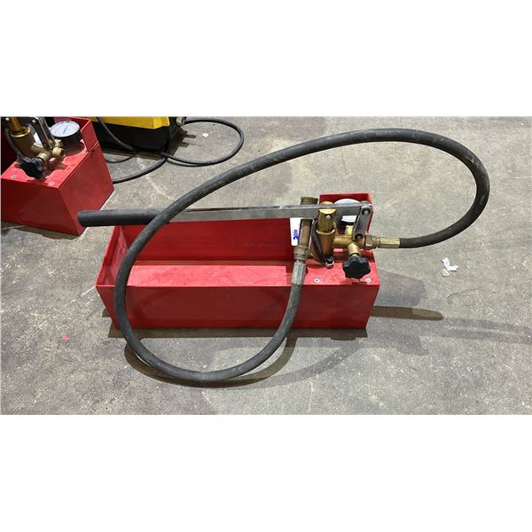 MANUAL HYDROSTATIC PRESSURE TEST PUMP