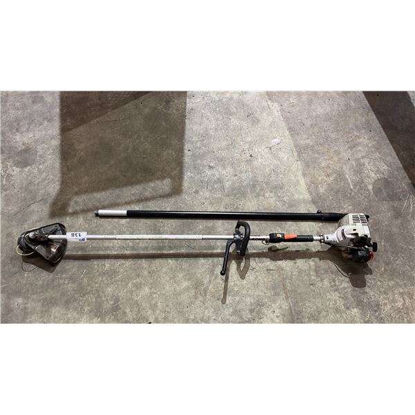 ECHO GAS POWERED WEED EATER & EXTENDABLE PRESSER WASHER POLE