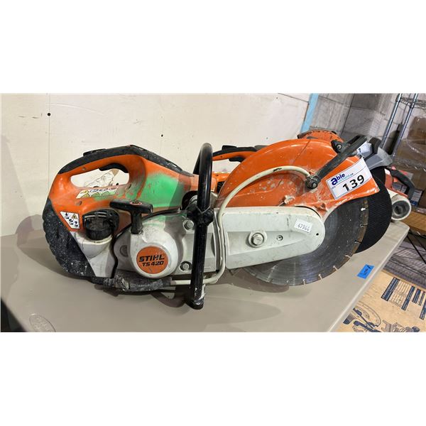 STIHL TS-420 GAS CUT-OFF SAW