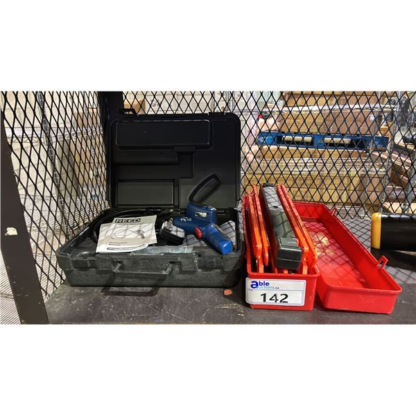 REED VIDEO INSPECTION CAMERA IN CASE & EMERGENCY WARNING TRIANGLE KIT