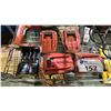 Image 3 : 1 CORDED & 1 CORDLESS HILTI HAMMER DRILL & 4 CHARGERS - *NO BATTERY*