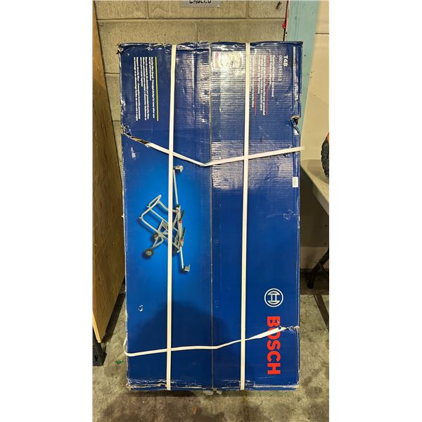 *NEW IN BOX* BOSCH T4B GRAVITY-RISE MITRE SAW STAND WITH RUBBER WHEELS