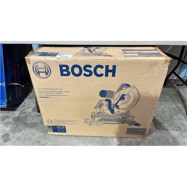*NEW IN BOX* BOSCH 12" DUAL-BEVEL GLIDE MITRE SAW