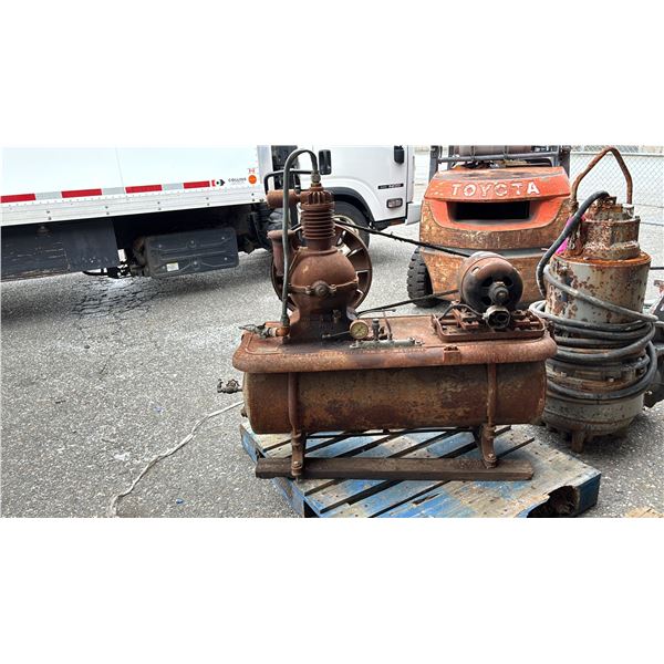 ANTIQUE SERVICE STATION EQUIPMENT CO LTD AIR COMPRESSOR
