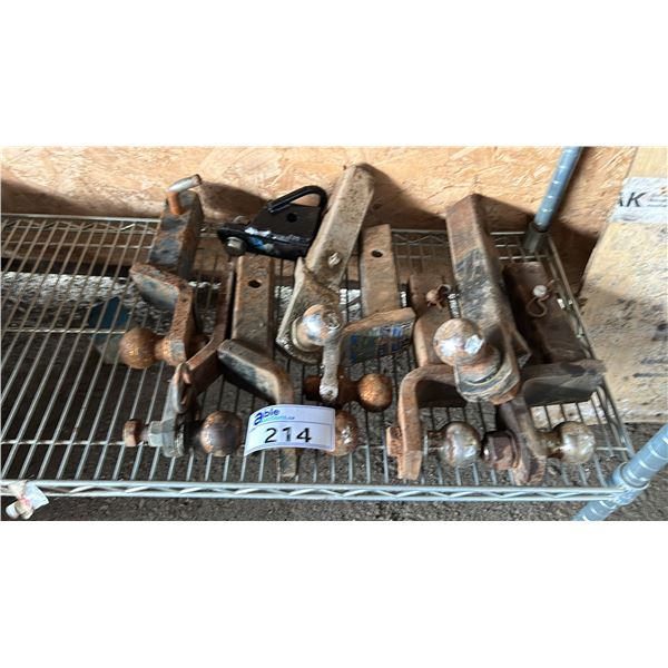 (9) ASSORTED BALL HITCH ATTACHMENTS