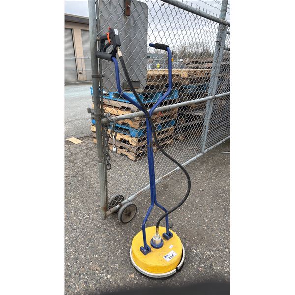 ROUND PRESSURE WASHER FLOOR ATTACHMENT