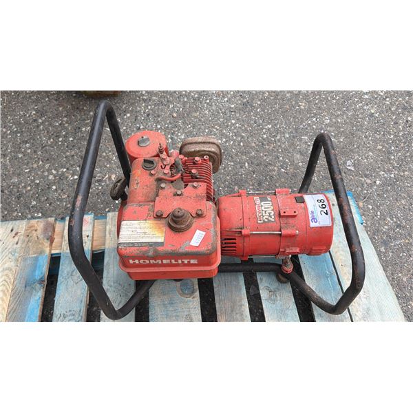 HOMELITE 2500 WATTS GAS GENERATOR