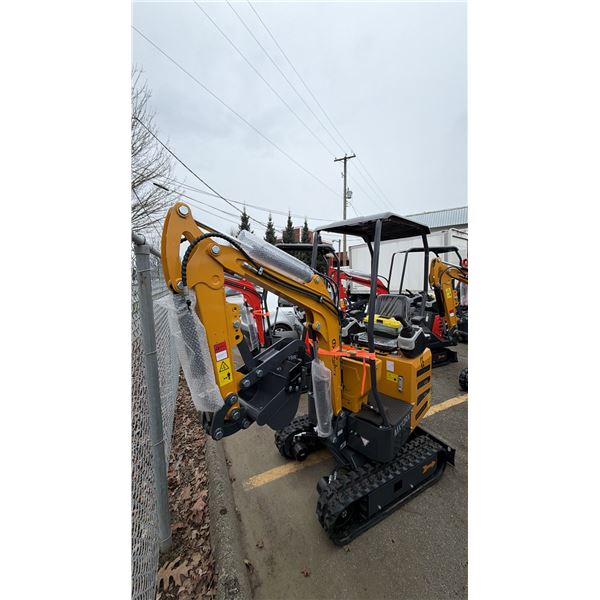 *NEW* CFG INDUSTRIAL MX12RX MINI EXCAVATOR WITH KEY AND REPAIR TOOLBOX - 735KG LOAD CAPACITY