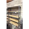 Image 1 : 5-TIER WOOD & METAL STORAGE RACK