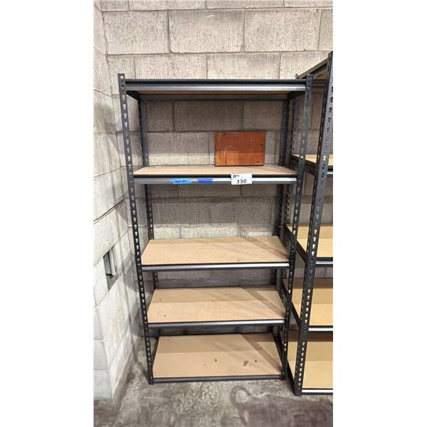 5-TIER WOOD & METAL STORAGE RACK