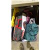 Image 1 : TOTE OF TENTS, INFLATABLE MATTRESS & MORE